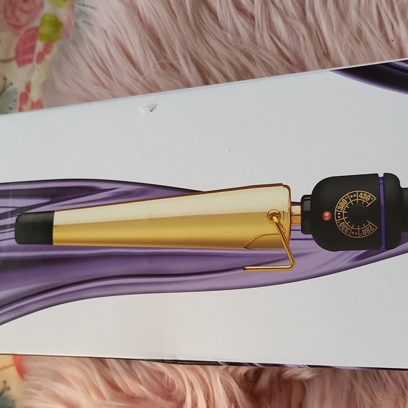 Brand New HOT TOOLS GOLD LARGE TAPERED WAND- 1 1/4" - Picture 3 of 4